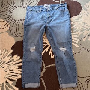 Blue Distressed Jeans